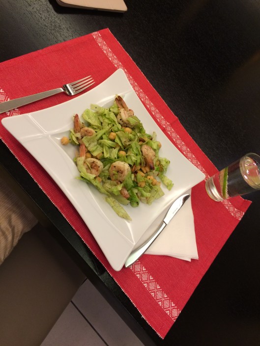 #TransformationTuesday Chickpea and Prawn Salad